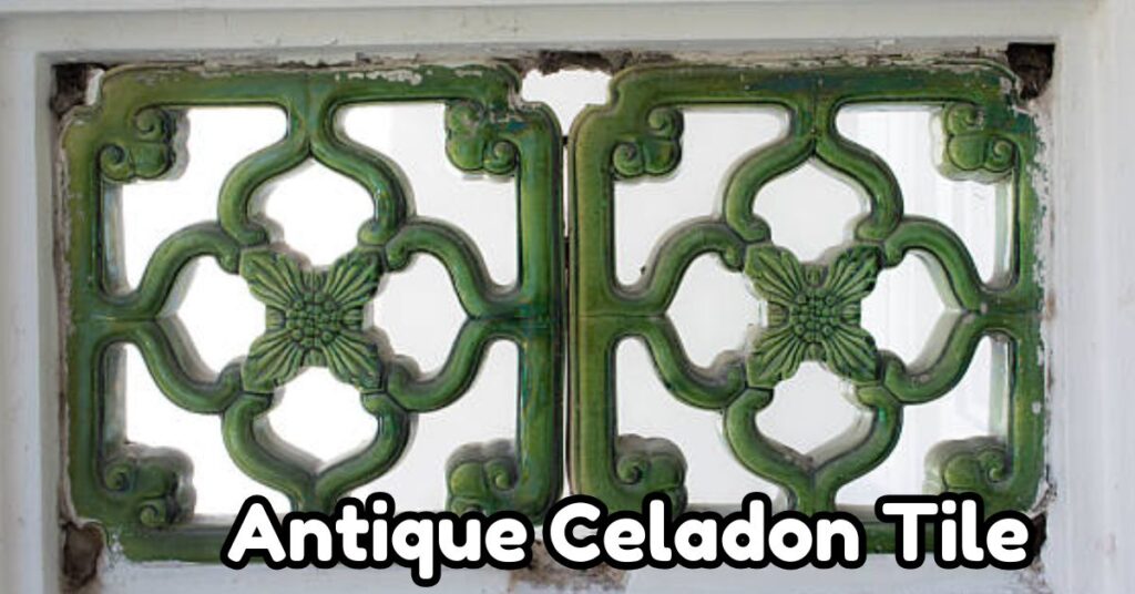 antique celadon tile
